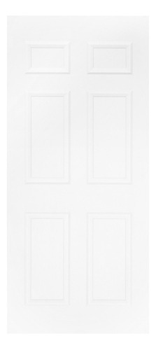 Puerta De Tambor 6 Paneles Blanco 2.13 M X 80 X 3.5 Cm