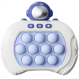 Pop-it Gamer Brinquedo Anti Stress Eletrônico Som + Pilhas Cor Azul-claro