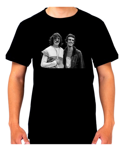 Remera Flaco Spinetta Y Charly Garcia 369 Dtg Minos