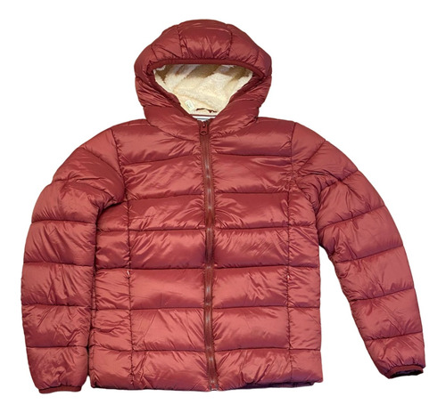 Campera Niño Rusty Crazy Puffer Coat Poliester C Capucha