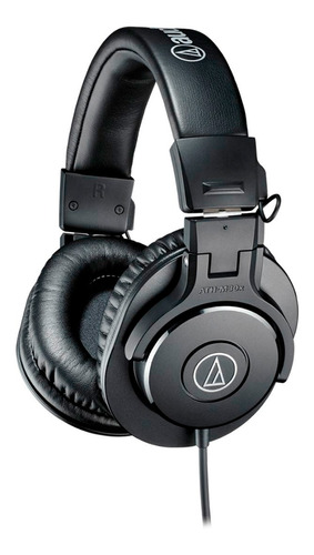 Fone De Ouvido Over-ear Audio-technica M-series Ath-m30x Preto