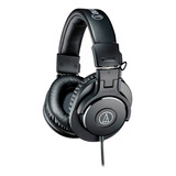 Fone De Ouvido Over-ear Audio-technica M-series Ath-m30x Preto