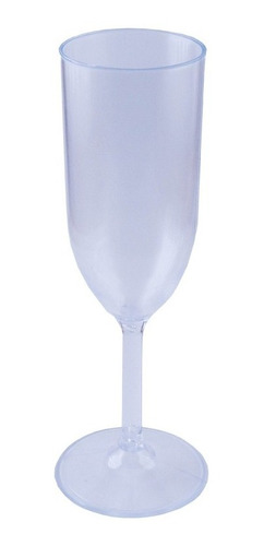 Copa Champagne Cristal Plástica Simil Vidrio Canciller X 12u