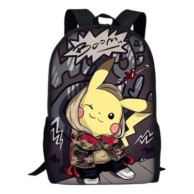 School Backpack, 3-piece Set, Made Of Polyester