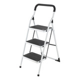 Escalera Plegable Tipo Taburete Acero 3 Peldaños Surtek