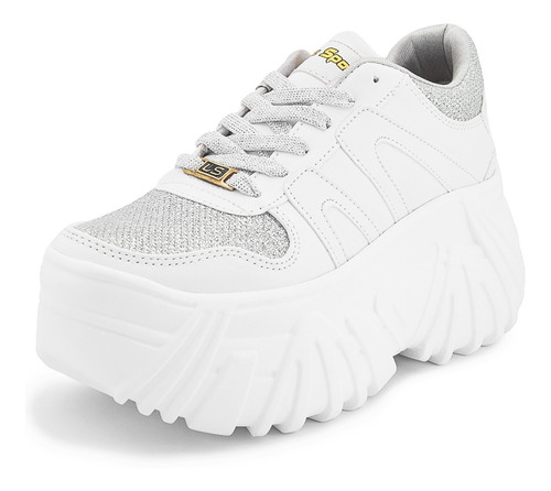 Tenis Plataforma Dama Sneakers Suela Chunky 22-26 Colores