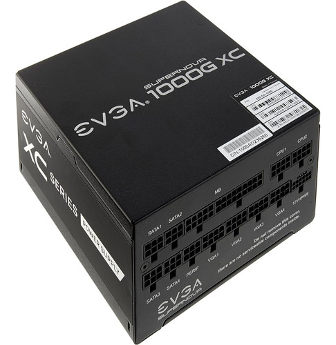 Evga Supernova 1000g Xc Atx3.0 & Pcie 5, 80 Plus Gold Certif