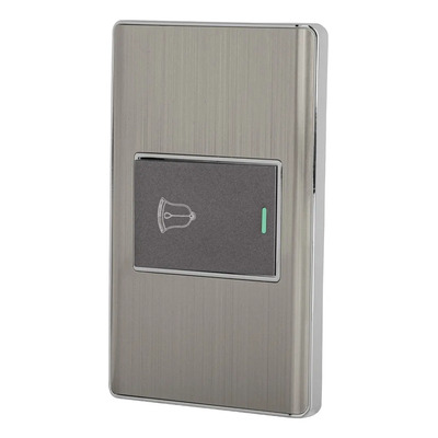 Placa Armada, 1 Interruptor De Timbre 1.5 Mód, Volteck 47843 Color Gris