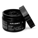 Gel Cola Black Pigmento Preto Alfa Looks 300g