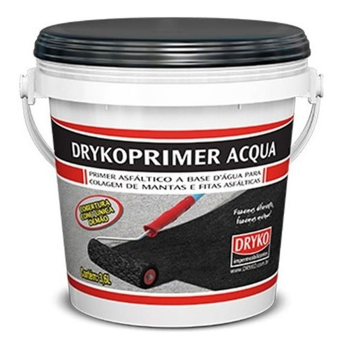 Primer Manta Liquida Asfáltico 3,6l(emulsão Asfáltica) Dryko