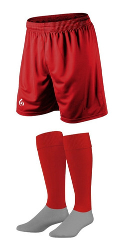 Kit X 10: Shorts + Medias Stripes Gol De Oro Pro Elite