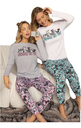 Pijama Mujer Invierno Algodón Lencatex 23355