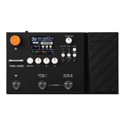 Pedal Multiefectos NUX MG-400 para Guitarra Bajo y Voz Neg | Meses sin interés