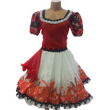 Vestido De Huasa, Chinita Fiestas Patrias Chile, Rojo