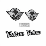 Calcos Kawasaki Vulcan 500 Metalizadas Emblema Insignias