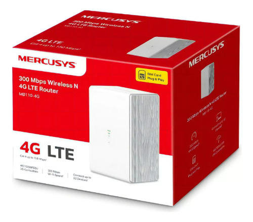 Router Para Chip 4g Lte Mb110-4g 300mbps Mercusys