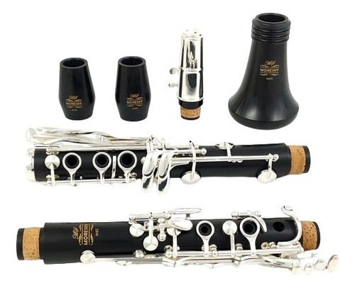 Clarinete Novo Madeira De Ébano 17 Chaves Em Si Bemol Profi.