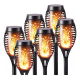Solar Torch Led Flame Light Bulbs Fire Flicker Effect Lamp R