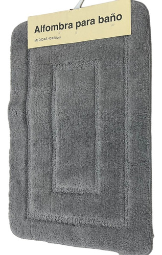 Alfombra Para Baño Peluda Suave Antideslizante 40x60cm 