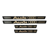 Embellecedores De Estribo Interior Aluminio Audi Negro