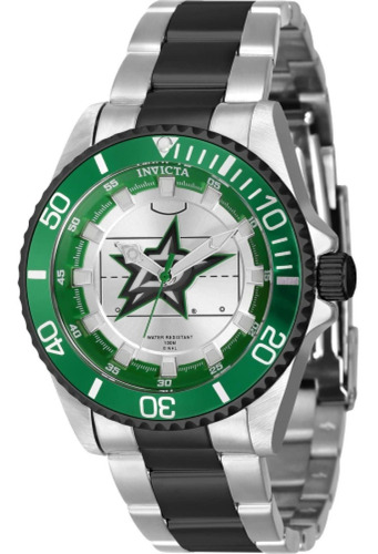 Reloj Invicta Nhl Dallas Stars De Cuarzo Para Mujer Con Esfe