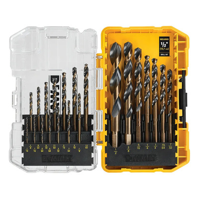 Juego De 21 Brocas Oxido Negro Y Oro Dewalt Dwa1181 | Envío gratis
