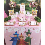 Mini Kit Imprimible Princesa Aurora + Etiqueta Golos+inv Dig