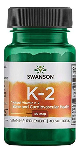 Unidad Natural Vitamina K2 (menaquinone-7 al 100% Con Tela