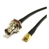 Cable 30cm Conector Bnc Hembra A Sma Macho Wifi Antena 