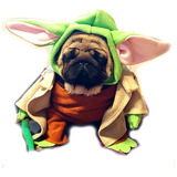 Ropa Perro Gato Mascota Yoda Halloween  Cosplay Disfraz 