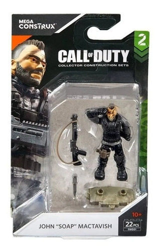 John Soap Mactavish Serie 2 Mega Construx Call Of Duty 