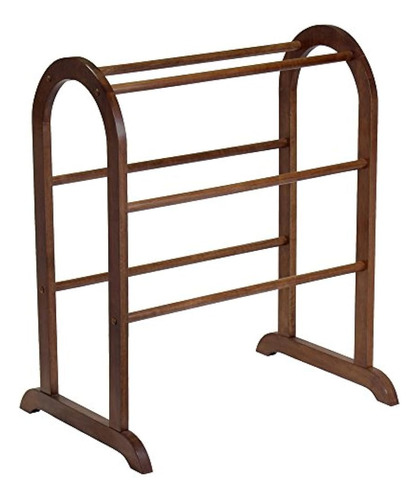 Winsome Wood Quilt Rack Walnut