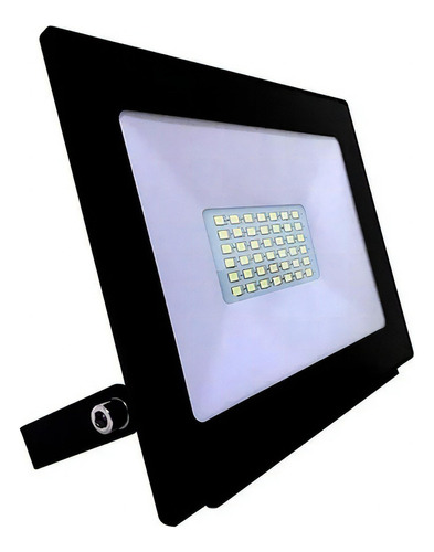 Reflector Proyector Led 30w Interelec Ip65 Luz Dia Exterior Color De La Carcasa Negro Color De La Luz Blanco Frío 220v