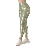 Leggin Sirena Metálico Textil Colombiano Legging Vestir S-m