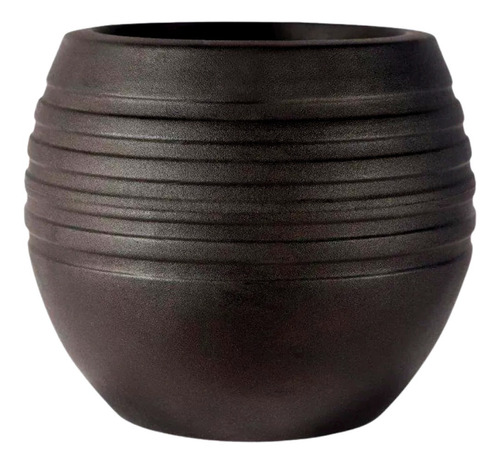 Vaso Para Plantas 29 Cm Canela Preto - Afort