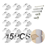 15 Pcs Resbalon Push Latch Herrajes Cajones Puerta Gabinete