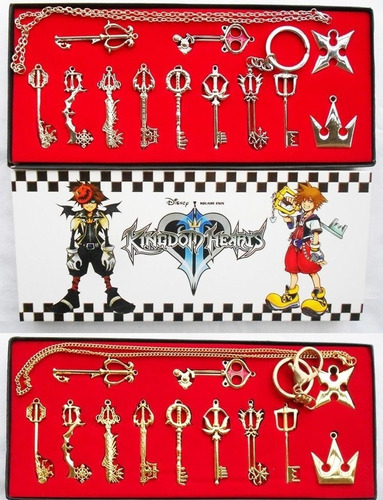 Kingdom Hearts 2 Ii Llavero Llavero Collar