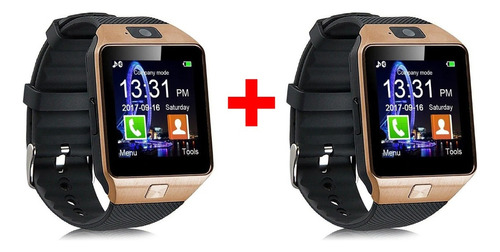 2 X Teléfono Celular Reloj Inteligente Dz09 Smartwatch