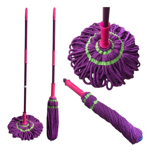 Set 5 Trapeador Mágico 1.20cm Trapeador Giratorio Magic Mop