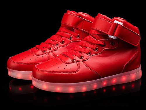 Zapatos Con Luz Led Para Recargar Por Usb