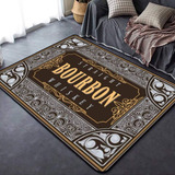 Whisky Bourbon, Etiqueta Decorativa Vintage Adornada, Ilustr