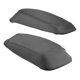 Xjmoto Pu Leather Saddlebag Speaker Tap Cover Waterproof Fit