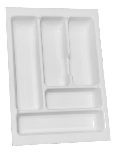 Cubiertero Plástico Blanco Para Cajón Modulo 40 31x47 Cm 