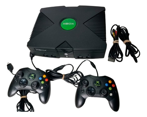  Xbox Clasico Standard Color  Negro Con 2 Con Controles 