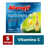 Aderogyl Vitaminas A, C,  D 5 Ampolletas 3ml