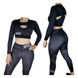 Conjunto  Leguins Y Top Deportivo Fit Training  Oxo  Sport