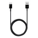 Cabo 2.0 Samsung Cabo Usb Para Tipo C 80cm Preto Com Entrada Type-c  Saída Usb