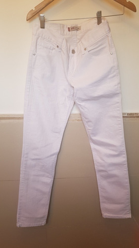 Jean Levis Mujer Blanco Talle 26