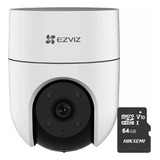 Ezviz Camara Ptz H8c-plus-64 Pt Wifi 2 Mp Cobertura 360° Con Detección Humana Y Seguimiento Inteligente Ideal Para Uso Exterior Colores En Oscuridad Micro Sd De 64gb Audio De Bidireccional Cs-h8c