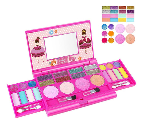 Maquillaje  Kids Kit  Lavable Para Niños, Paleta  Pl Fr80sm